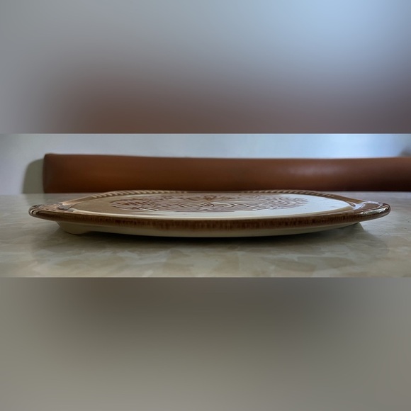 Vintage 60s 70s Ceramic Herbolheim Cake Serving Plate - Picture 2 of 7